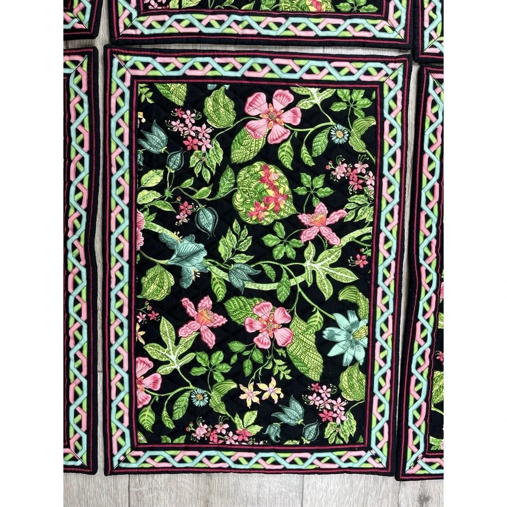 Vera Bradley Placemats Retired Botanica‎ Set of Six (6) Place Mats